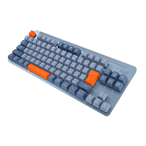 ロジクール SIGNATURE K855BG 無線 メカニカルキーボード TTC製 赤軸 リニア Bluetooth Logi Bolt Unifying非対応 コンパクト 日本語配列 小型 テンキーレス メカニカル ワイヤレス ブルーグの通販は