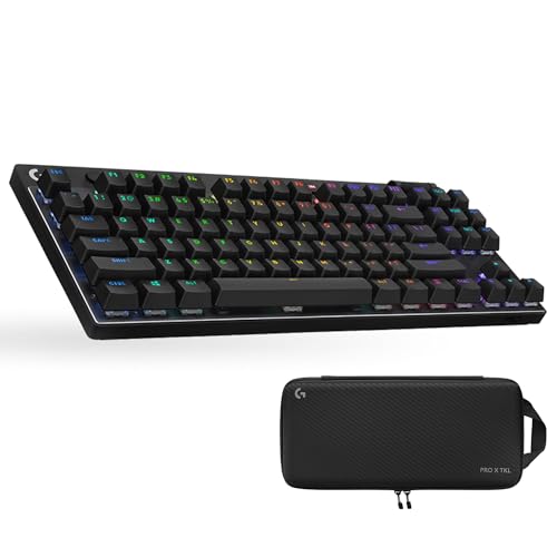 Logicool G PRO X TKL LIGHTSPEED ワイヤレス ゲーミングキーボード テンキーレス GXスイッチ リニア メカニカル キーボード Bluetooth 静音 日本語配列 LIGHTSYNC RGB 着脱式ケーブル