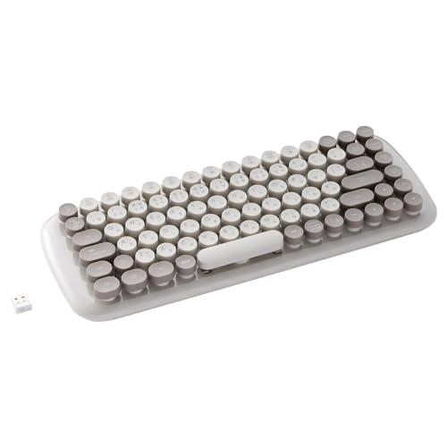 Digio2 無線 ラウンドキーキャップ キーボード グレージュ Z0067の通販は 5,810円