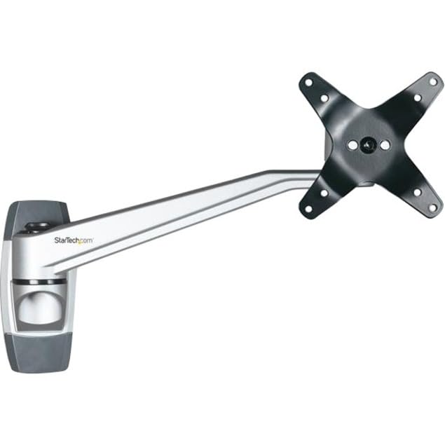 StarTech.com 壁掛けモニターアーム 水平可動式2関節アーム 奥から手前への引出し距離26cm 30インチVESA規格モニタ対応 プレミアム壁掛け金具(アームタイプ) ARMWALLDS2