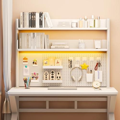 机上ラック 本棚 有孔ボード デスクシェルフ ラック 2段 幅80×高さ63 机上ラック 本棚 有孔ボード デスクシェルフ ラック 2段 幅80×高さ