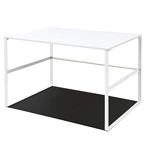 リヒトラブ パソコン台 モニター台 机下台 白 幅52×奥行35×高さ31.7cm 耐荷重15kg A7360-0の通販は