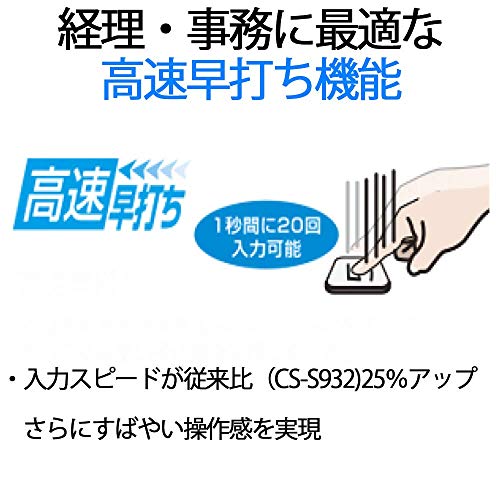シャープ(SHARP) 実務電卓 セミデスクトップタイプ CS-S952X_2