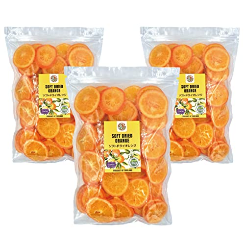 特選 ソフト ドライオレンジ 大容量1kg キュートな輪切り 完熟 やわらか仕上げ Soft Dried Orange 1kg （1kg X 3袋）