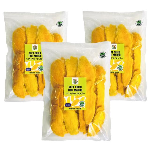 特選 ソフト ドライマンゴー 大容量1kg 完熟 甘過ぎない やわらか仕上げ 大きなスライスカット Soft Dried Mango 1kg (1kg X 3袋)