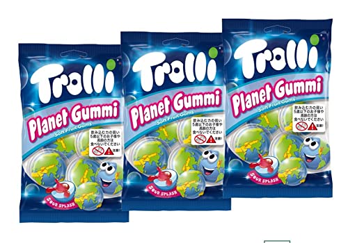 正規品トローリ プラネットグミ 75g(4粒入)×3袋