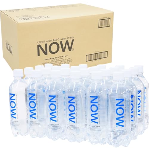 NOW U 高濃度ウルトラファインバブル水 500ml×24本/1箱 ミネラルウォーター 酸素水 水