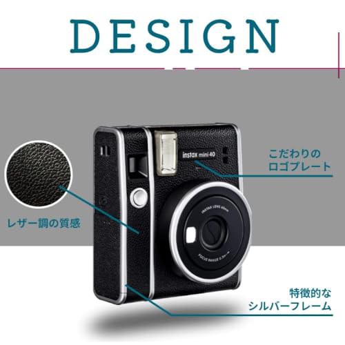 富士フイルム インスタントカメラ チェキ instax mini 40＆フィルム20枚＆デコペン