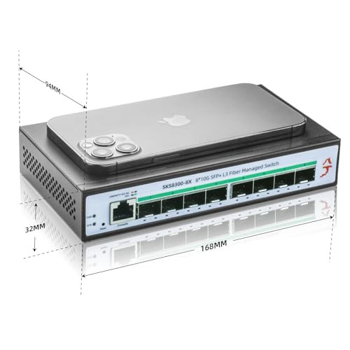XikeStor 10gbps スイッチングハブ 8ポート 10G SFP+