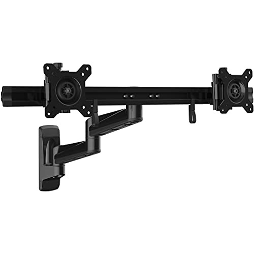 StarTech.com ウォールマウント デュアル モニターアーム 壁掛け式多関節モニターアーム ARMDUALWALLの通販は