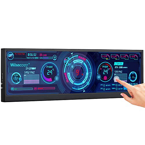 wisecoco 12.6 インチ モバイルモニター NV126B5M-N41 FHD IPS