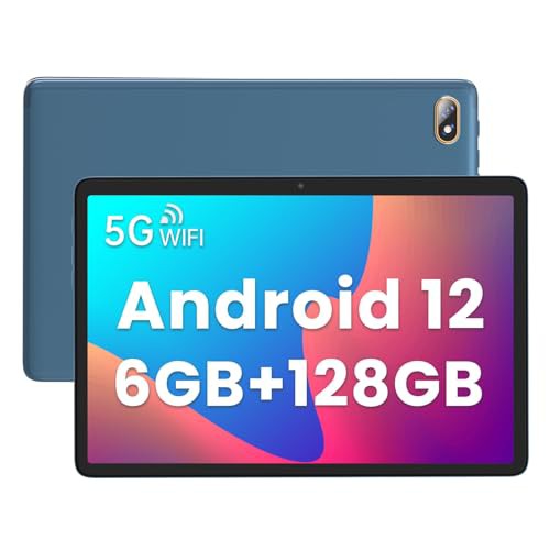 Kinstone タブレット ゲーミングタブレット 高性能 10.1インチ Android 12 Wi-Fi モデル、6GB+128GB+1TB 拡張、MTK 8183 8コア 2.0 GHz、