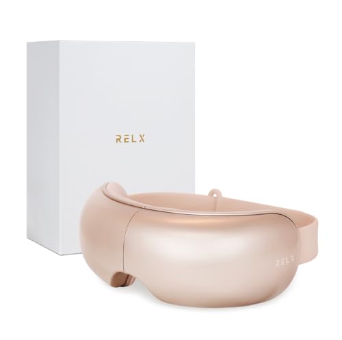 RELX【国家資格保有のアイケアアドバイザー監修】アイウォーマー【国内メーカー】Bluetooth機能搭載 目元エステ ホットアイマスク 目元美顔器 美容家電 USB充電式 ギフト プレゼント 折り畳み式