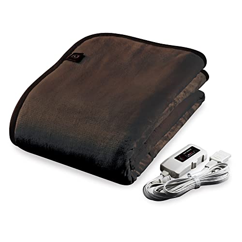 HEAT CRACKER ヒートクラッカー 洗える 電気毛布 掛け敷き兼用毛布 ブラウンの通販は