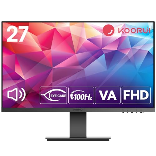 Koorui 27EIQ KOORUI モニター 27インチ ゲーミングモニター FHD 1080P