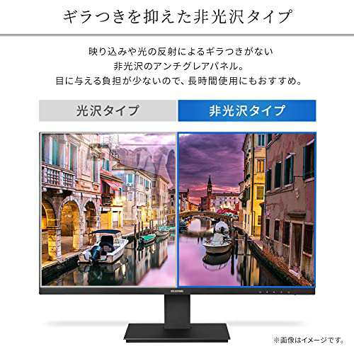 アイリスオーヤマ モニター 27インチ VAパネル ディスプレイ HDMIx1 VGAx1 FHD 1920x1080 75Hz 7ms 非光沢