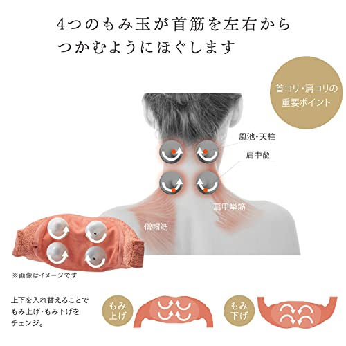 アテックス ATEX ルルド ネックマッサージャー 首 肩ルルド プロ マッサージ サンドブラック AX-HPL312bkの通販は