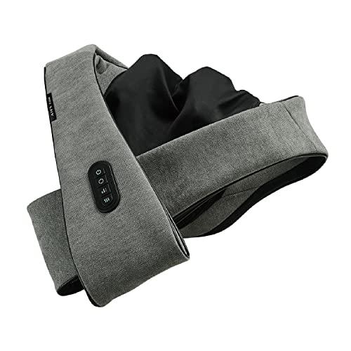 アテックス ATEX ルルド ネックマッサージャー マッサージ マッサージ器 首 肩 コードレス グレー AX-HP121grの通販は 14,972円