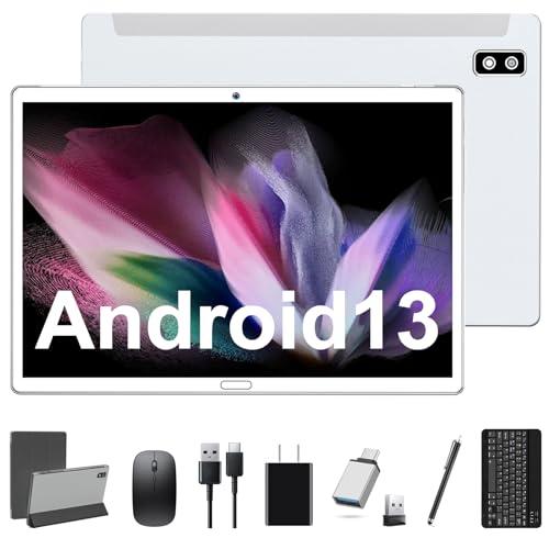 【Qukenk新登場 Android13】10インチタブレット WIFIタブレット、8コアCPU、保護カバーとキーボード付きタブレット、ROM 64GB+512GB TF拡張、解像度1280*800HD、BT5.0+2.4GWiFiアンドの通販は