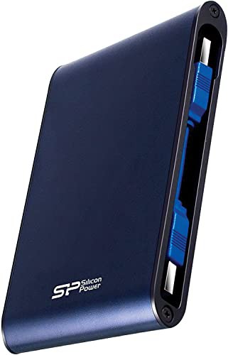 シリコンパワー ポータブルHDD 1TB 2.5インチ USB3.0/2.0対応 耐衝撃 防水 Armor A80 SP010TBPHDA80S3B