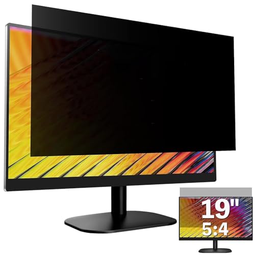 GFCFILM 19インチ(5:4) 覗き見防止フィルター プライバシーフィルター ブルーライトカット 反射防止 PC パソコン モニター のぞき見防止 画面保護フィルム 保護シート 着脱簡単 両面使用