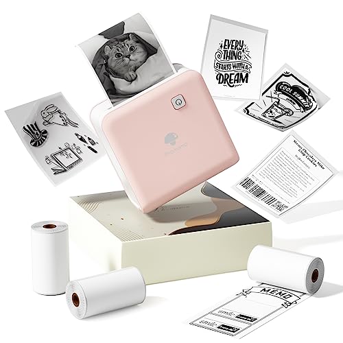 Phomemo M02 Pro 300DPI ミニプリンター モバイルプリンター サーマルプリンター 3ロールシール付き スマホ対応 写真印刷 ポータブル型 の通販は