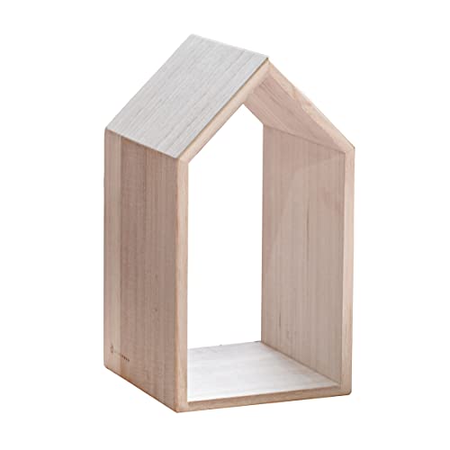 増田桐箱店 Book House S ブックハウス S 本の家 桐 木製 手作り 卓上 本立て ブックエンド ブックスタンド 本棚 おしゃれ 収納 ベージュ W178*D190*H308mmの通販は 4,836円