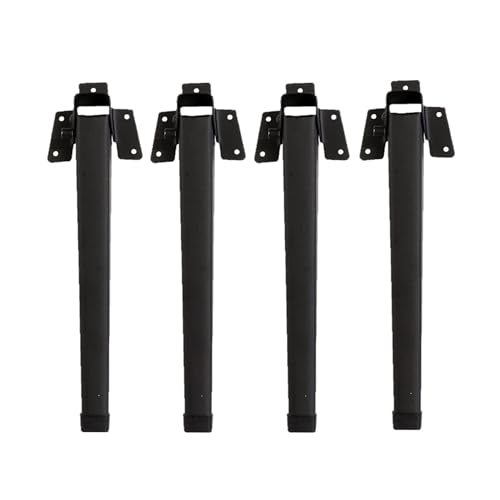 和気産業 ローテーブル折りたたみ脚 角脚 マットブラック 取り付け高さ:295mm 木ネジ20本入り 机 テーブル脚 AK-303 4本入りの通販は 4,929円