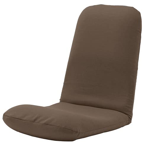 セルタン 座椅子 高反発 和楽チェア Lサイズ タスクブラウン 背筋ピン 背部リクライニング 日本製 A453a-582BRの通販は 8,400円