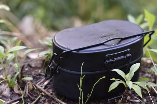 大得価，品質保証】 MiliCamp 戦闘飯盒2型 (ブラック) 再生産版 自衛隊