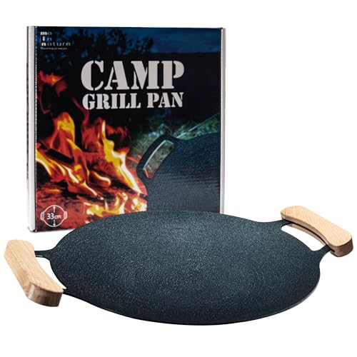 マルチグリル パン 【 キャンプ最適設計】 グリルパン マルチグリドル パン 33cm 4mm厚アルミ合金使用 取っ手 バッグ付き 鉄板 マルチ鍋 キャンプ グリルパン アウトドア ガス・電気コンロ使用可 (me in nature) ミの通販は 6,100円