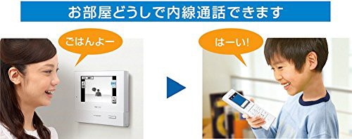 アイホン ドアホン インターホン 録画機能付 電源コード式 タッチパネルディスプレイ 7型モニター 持ち運べる子機 センサーカメラ接続可 