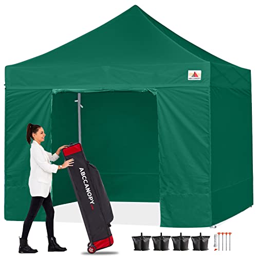 ABCCANOPY ワンタッチタープテント 屋根用ポール付き 横幕4枚 3m ABCCANOPY ワンタッチタープテント 屋根用ポール付き 横幕4枚