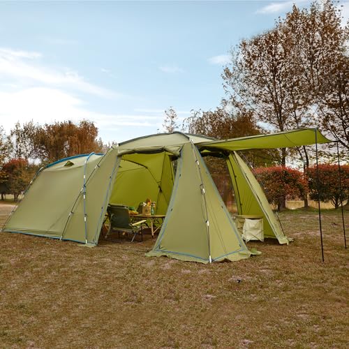 TIMBER RIDGE 2ルームドームテント 5人用 大型ファミリーテント グラス