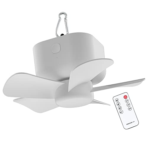 ソレウスエアー SOLEUS AIRキャンプ用シーリングファン 天井扇風機 吊り下げ携帯型小型ファン USB充電式 アウトドア キャンプ用 静音 ホワイト AIR701CFW 6,460円