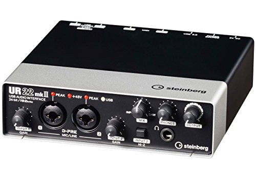 Steinberg スタインバーグ 2x2 USB2.0 24bit/192kHz オーディオインターフェース UR22mkII