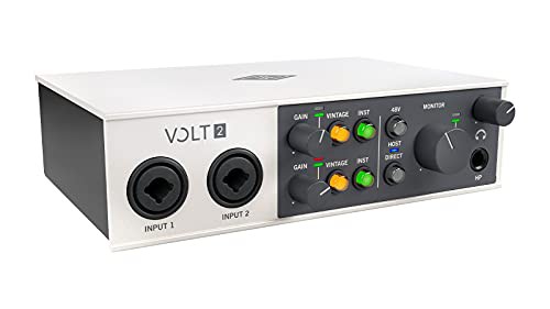 Universal Audio VOLT 2 USB 2.0 オーディオインターフェース 2イン/2アウト ビンテージマイクプリアンプモード搭載【国内正規品】