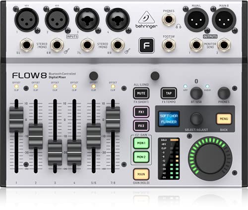 Behringer デジタルミキサー 8チャンネル USBオーディオ