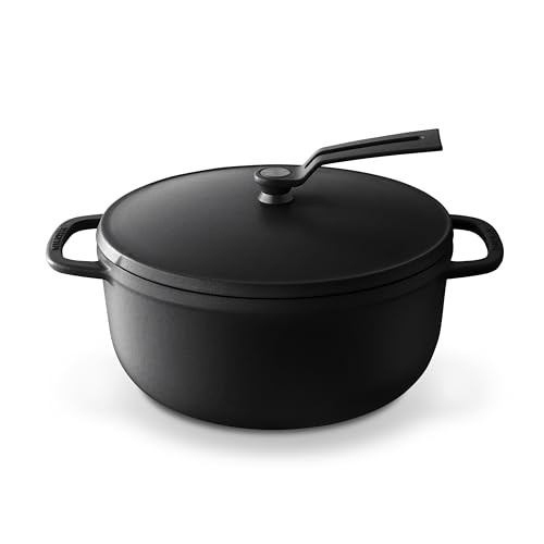 バーミキュラ 鋳物ホーロー鍋 22cm マットブラック 無水調理 無水ベイク 専用レシピブック付 オーブンポット2 セルフスタンディングリッの通販は