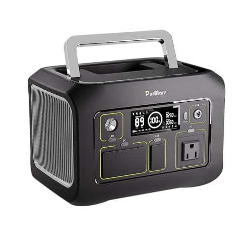 PurMars ポータブル電源 288Wh/300W 大容量 軽量 AC(300W 瞬間最大500W  