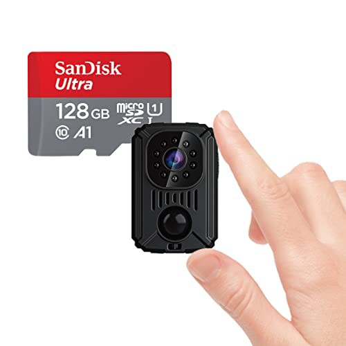 ハンファジャパン 防犯カメラ 室内 128GB microSD セット 小型 屋内専用 工事不要