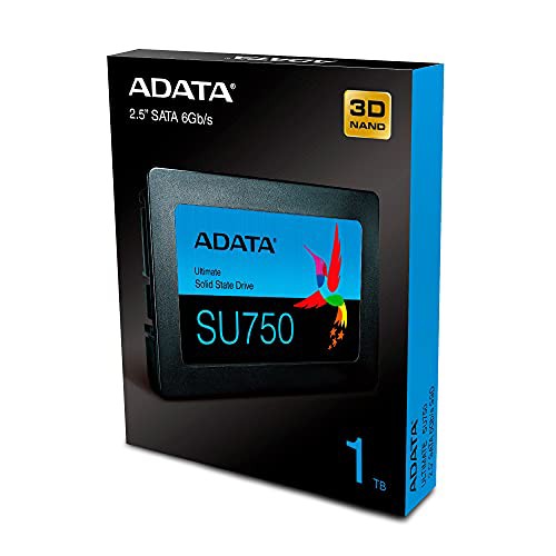 ADATA 2.5インチ 内蔵SSD 256GB SU750シリーズ 3D NAND TLC 搭載 SMIコントローラー 7mm ASU750SS-256GT-C