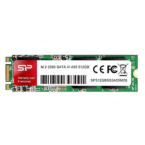 シリコンパワー SP Silicon PowerSSD M.2 2280 3D TLC NAND採用 512GB SATA III 6Gbps A55シリーズ SP512GBSS3A55M28