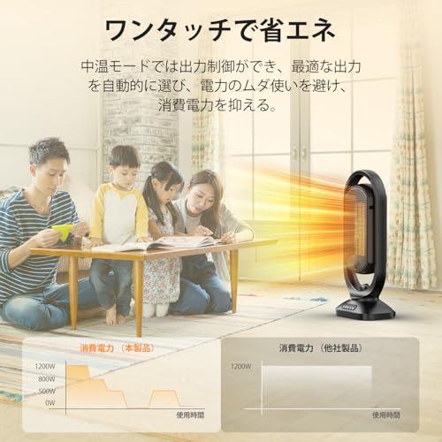 セラミックヒーター【ECO知能恒温 節電対策】セラミックファンヒーター