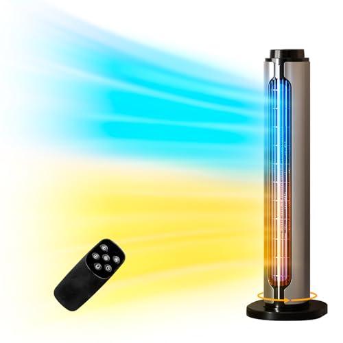 2024冬新モデルセラミックヒーター 速暖ヒーター2秒で暖まる ECO省エネ 冷暖兼用 左右100°首振り2~12Hタイマー機能 リモコン付 1900W 節電対策 8-15畳 転倒自動OFF 過熱保護 足元暖房 低騒音 脱衣所/トイレ/洗の通販は