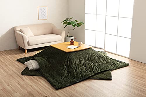 イケヒコ・コーポレーション こたつ布団 グランド 約205×205cm グリーン 正方形 コーデュロイ 無地 抗菌防臭 #6840209の通販は