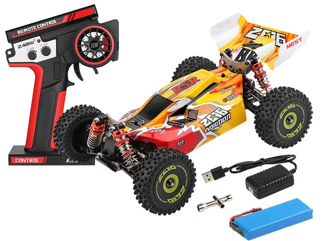 ハイテック WL 1/14 Brushless Ver. DRIVING Off-Road Car V8 日本正規品 ラジコン RC カー 電動 塗装済み完成品 RTR ドライビング ブラシレスVer. オフロードカー 最高速度75km/の通販は