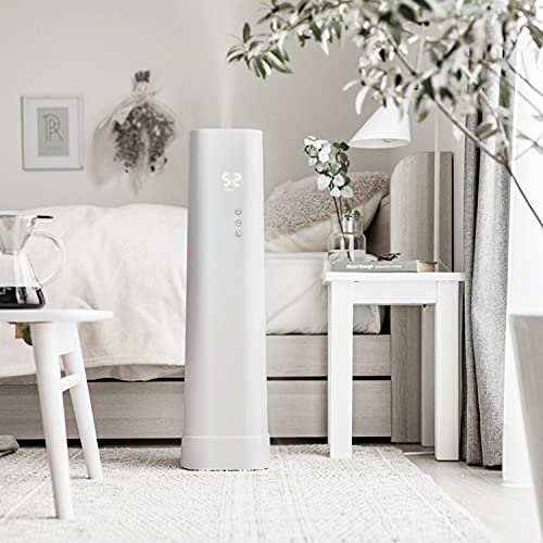 【新品・未使用】AND•DECO 超音波加湿器 加湿器 オフホワイト　モダンデコ Amazon.co.jp: モダンデコ 超音波加湿器 大容量4.5L 【保証1年間