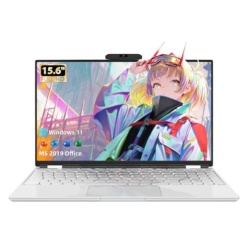 ノートパソコン 第11世代 Celeron N5105（4コアWindows 11/Office 2019搭載15.6インチ軽量薄型FHD IPS 広視野角 2.0-2.9Ghz/DDR4 16GB/SSD:512GB 日本語キーボードフの通販は