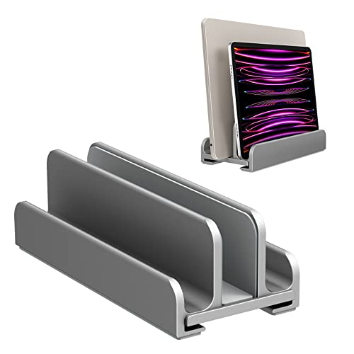 NIMASO pcスタンド ノートパソコン スタンド縦置き 収納 ipad スタンド 幅調節可能 パソコン縦置きスタンド タブレット 収納 六角レンチ付き 滑り止め 安定性 省スペース アルミ合金 NST22L629の通販は 5,300円